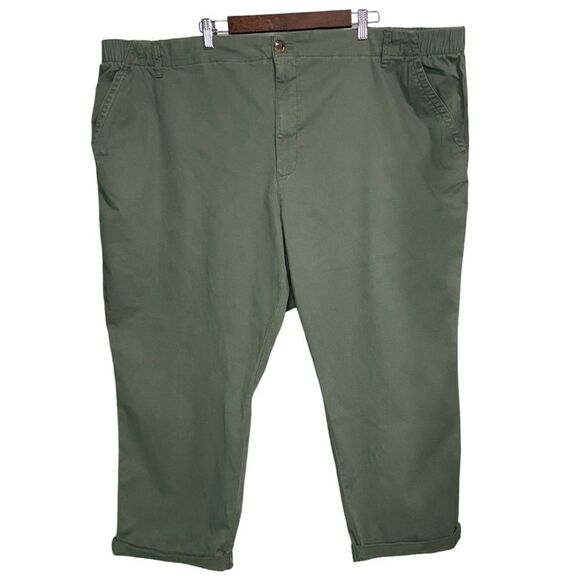 NWOT Old Navy High Waisted OGC Alpine Tundra Cuff Hem Chino Pants Plus Size 4X - Picture 12 of 13